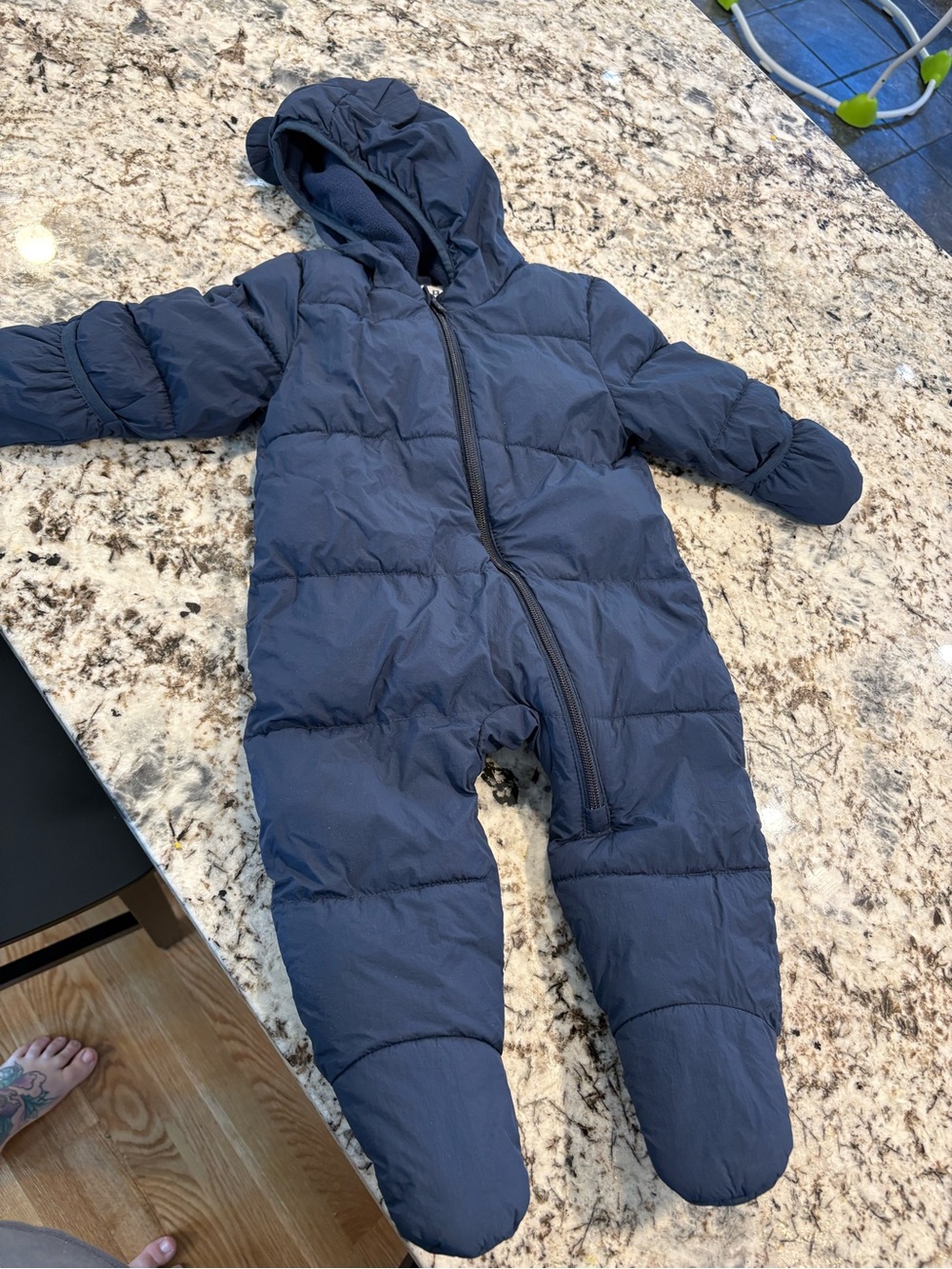 Old Navy Infant Hooded Puffer One-Piece